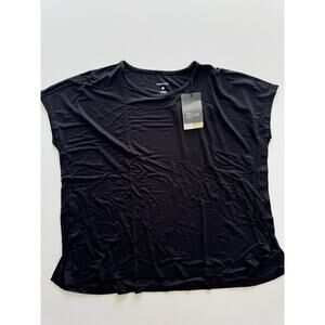 Dagsmejan Balance Sleep Loose Fit Shirt Women’s Black Small New With Tags